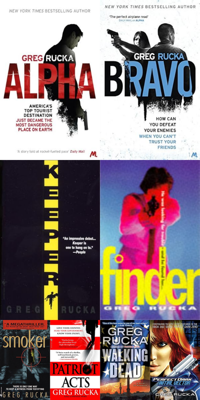 Jad Bell Series & more by Greg Rucka ~ 8 MP3 AUDIOBOOK COLLECTION