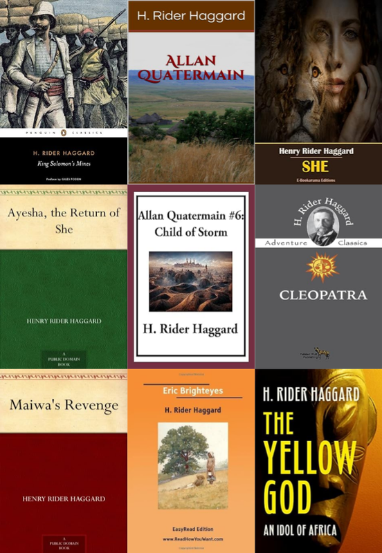 Allan Quatermain Series & more by H. Rider Haggard ~ 9 MP3 AUDIOBOOK COLLECTION