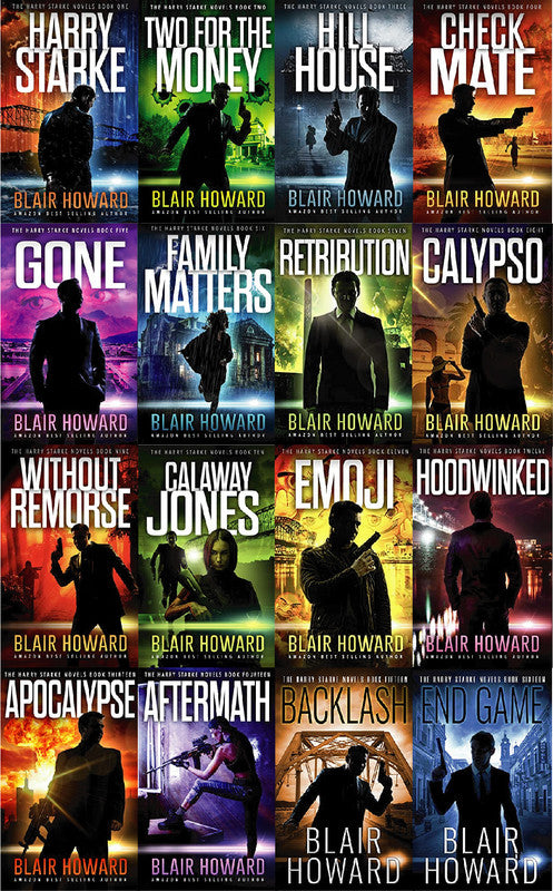 The Harry Starke Series by Blair Howard ~ 16 MP3 AUDIOBOOK COLLECTION