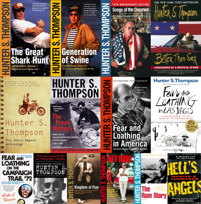 The Gonzo Papers Series & more by Hunter S. Thompson ~ 14 MP3 AUDIOBOOK  COLLECTION