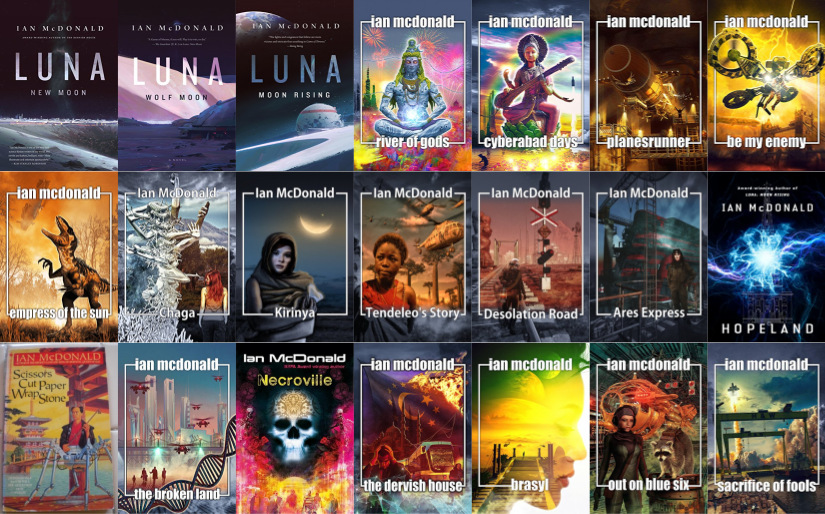 Luna Series & more by Ian McDonald ~ 22 MP3 AUDIOBOOK COLLECTION