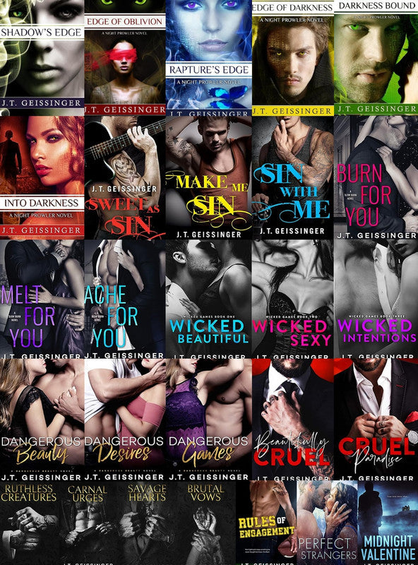 Night Prowler Series & more by J.T. Geissinger ~ 27 MP3 AUDIOBOOK COLLECTION