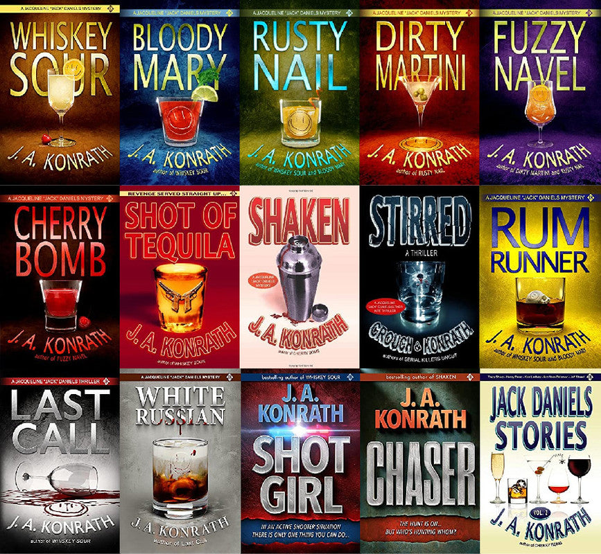 The Jacqueline "Jack" Daniels Series by J.A. Konrath ~ 15 MP3 AUDIOBOOK COLLECTION