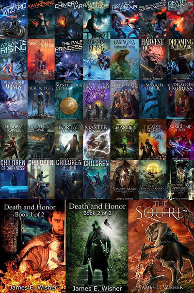 The Aegis of Merlin Series & more by James E. Wisher ~ 38 AUDIOBOOK COLLECTION