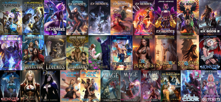 Supers: Ex Heroes Series & more by Jamie Hawke ~ 31 MP3 AUDIOBOOK COLLECTION