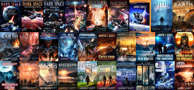 Dark Space Series & more by Jasper T. Scott ~ 36 MP3 AUDIOBOOK COLLECTION