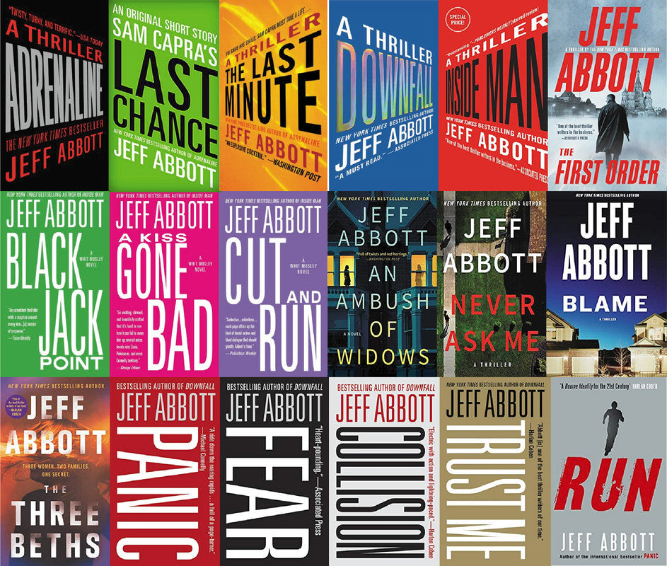 Jeff Abbott ~ 18 MP3 AUDIOBOOK COLLECTION