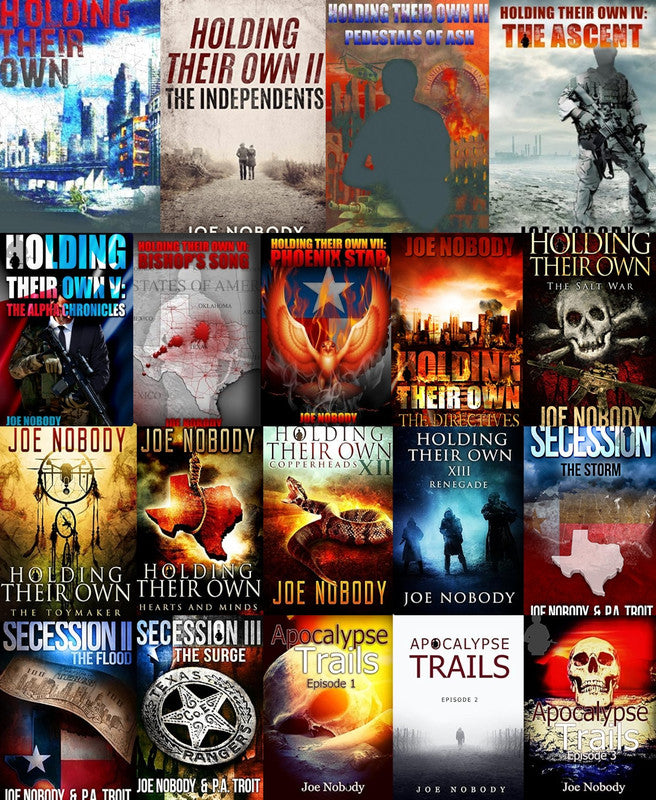Holding Their Own Series & more by Joe Nobody ~ 19 MP3 AUDIOBOOK COLLECTION