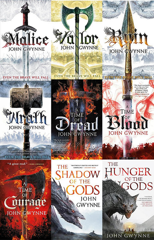 John Gwynne ~ 9 MP3 AUDIOBOOK COLLECTION