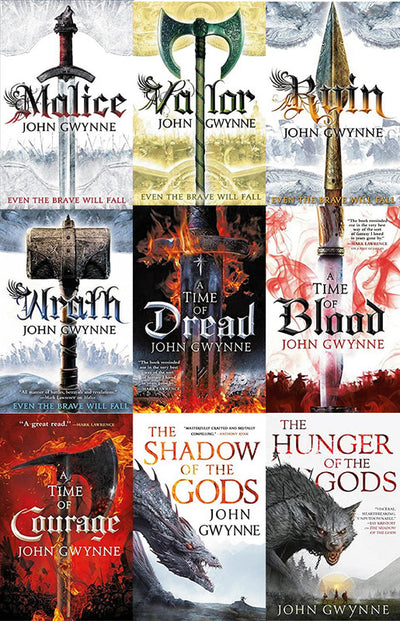 John Gwynne ~ 9 MP3 AUDIOBOOK COLLECTION