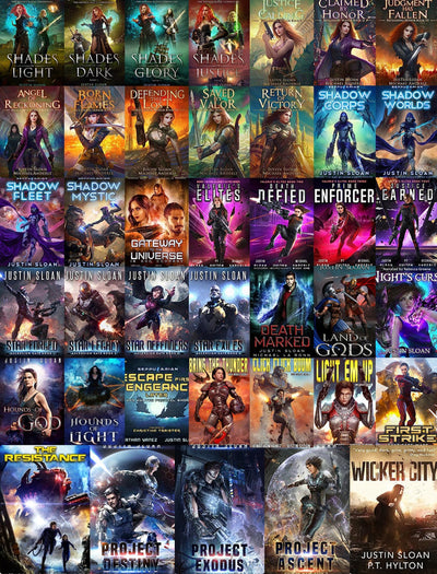 The Hidden Magic Chronicles Series & more by Justin Sloan ~ 40 AUDIOBOOK COLLECTION