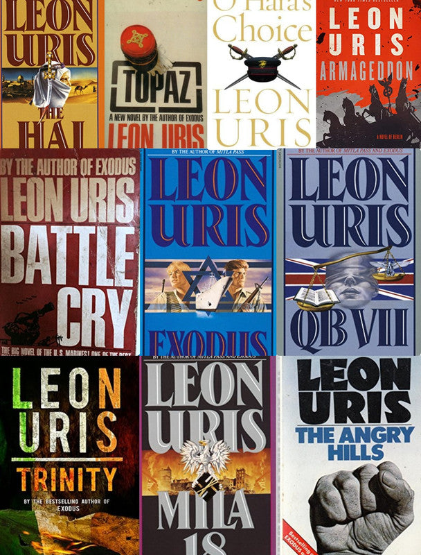 Leon Uris ~ 10 MP3 AUDIOBOOK COLLECTION
