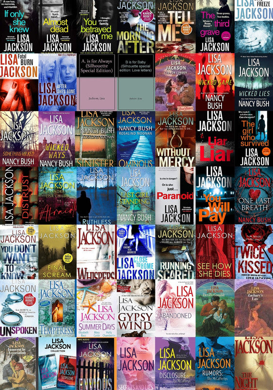 The Cahills Series & more by Lisa Jackson ~ 49 MP3 AUDIOBOOK COLLECTION