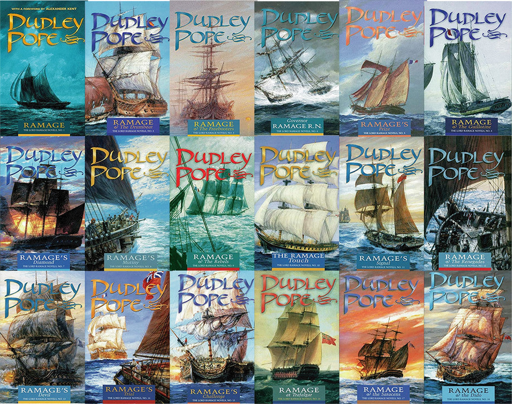 The Lord Ramage Series by Dudley Pope ~ 18 MP3 AUDIOBOOK COLLECTION