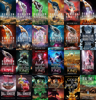 Dungeon Robotics Series & more by Matthew Peed ~ 27 MP3 AUDIOBOOK COLLECTION