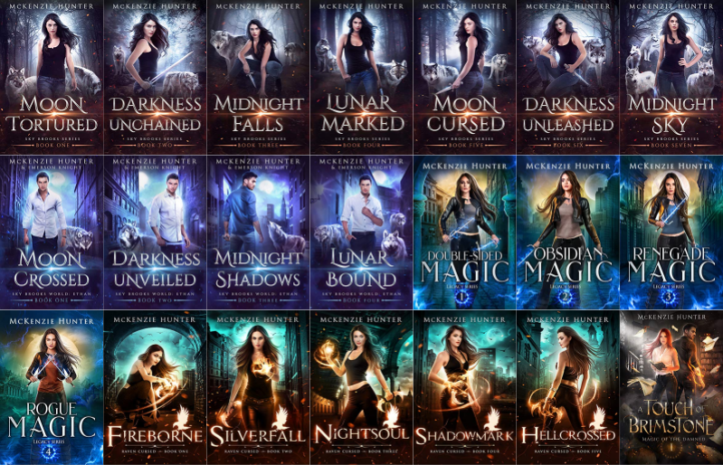 Sky Brooks Series & more by McKenzie Hunter ~ 25 MP3 AUDIOBOOK COLLECTION