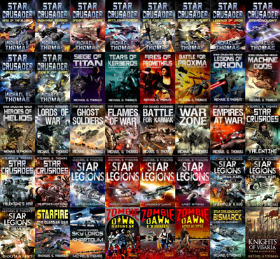 Star Crusader Series & more by Michael G. Thomas ~ 44 MP3 AUDIOBOOK COLLECTION