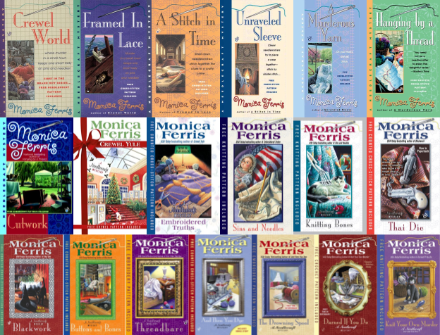 A Needlecraft Mystery Series by Monica Ferris ~ 19 MP3 AUDIOBOOK COLLECTION