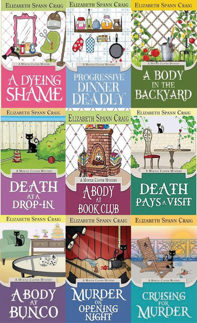 The Myrtle Clover Series by Elizabeth Spann Craig ~ 9 MP3 AUDIOBOOK COLLECTION