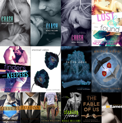 Crash Series & more by Nicole Williams ~ 15 MP3 AUDIOBOOK COLLECTION