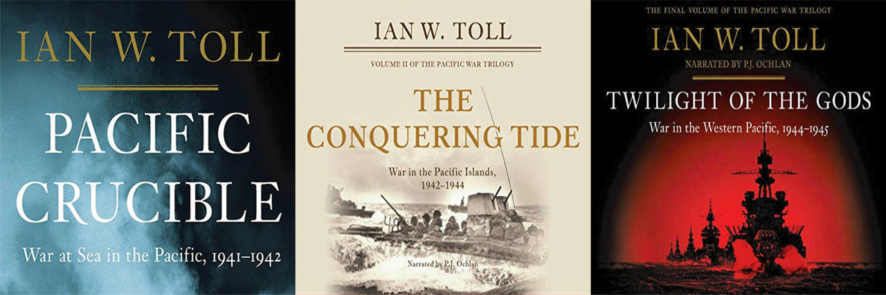 The Pacific War Trilogy by Ian Toll ~ 3 MP3 AUDIOBOOK COLLECTION