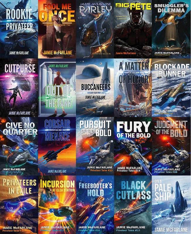 The Privateer Tales by Jamie McFarlane ~ 20 MP3 AUDIOBOOK COLLECTION