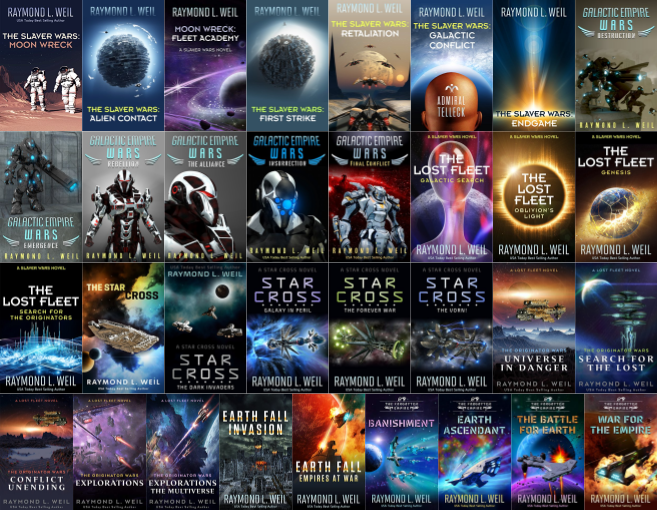 The Slaver Wars Series & more by Raymond L. Weil ~ 39 MP3 AUDIOBOOK COLLECTION