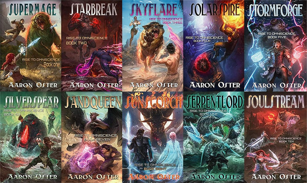 The Rise to Omniscience Series by Aaron Oster ~ 10 MP3 AUDIOBOOK COLLECTION