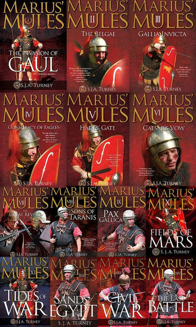 Marius Mules Series by S J A Turney ~ 14 MP3 AUDIOBOOK COLLECTION
