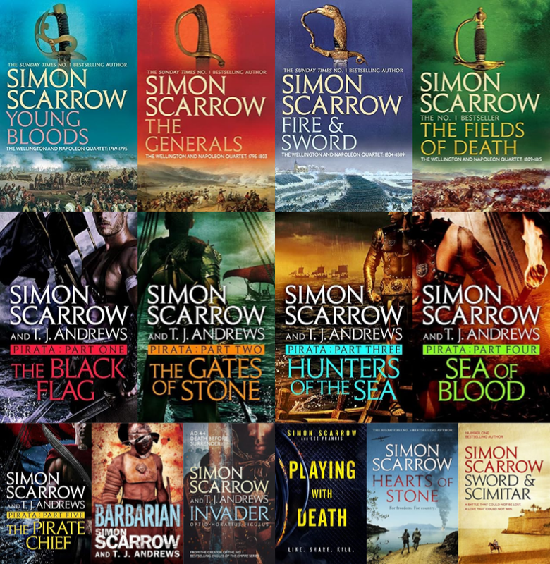 Revolution Quartet Series & more by Simon Scarrow ~ 14 MP3 AUDIOBOOK COLLECTION