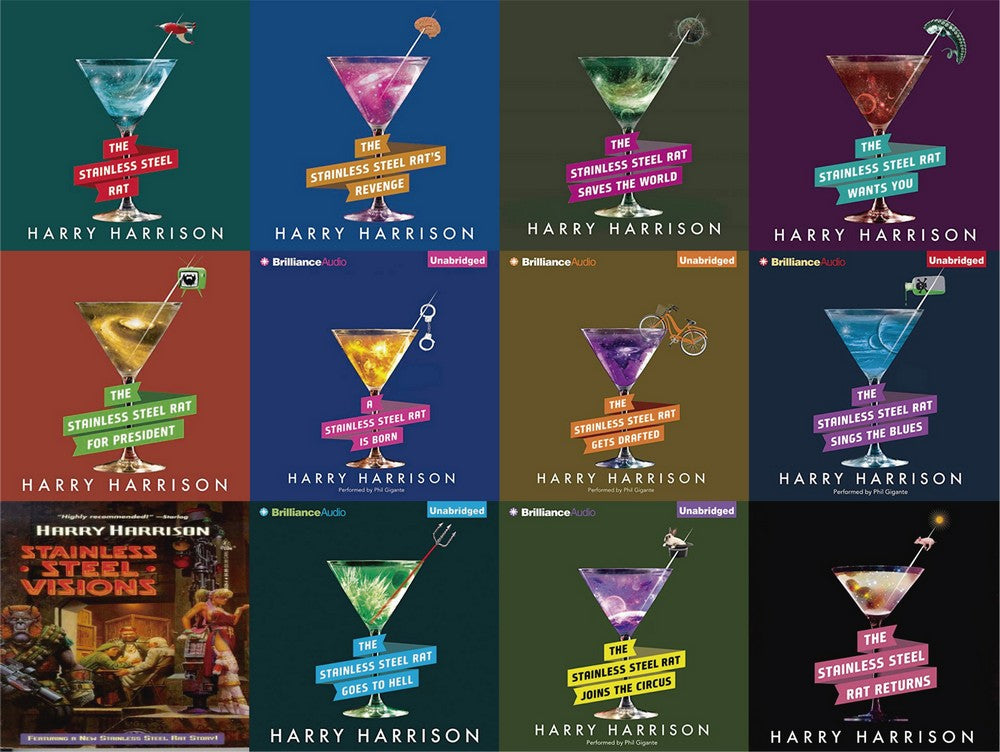 The Stainless Steel Rat's Revenge by Harry Harrison 12 MP3 AUDIOBOOK COLLECTION