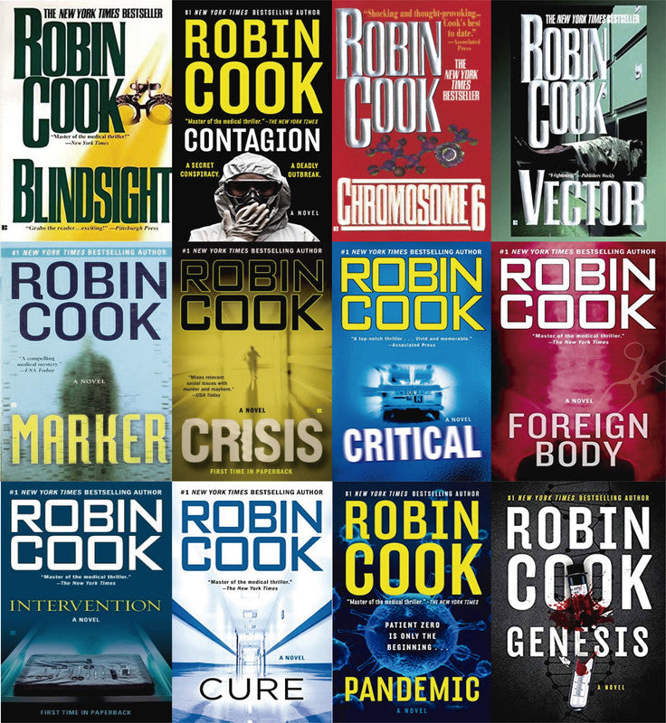 The Jack Stapleton ~ Laurie Montgomery by Robin Cook Series 12 MP3 AUDIOBOOK COLLECTION