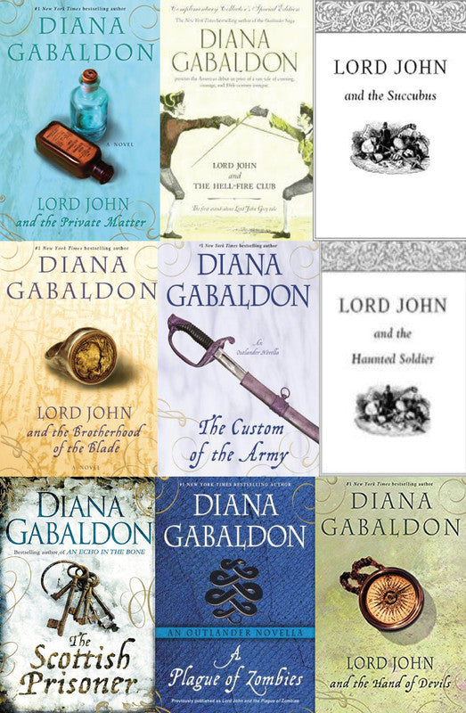 The Lord John Series by Diana Gabaldon 9 MP3 AUDIOBOOKS
