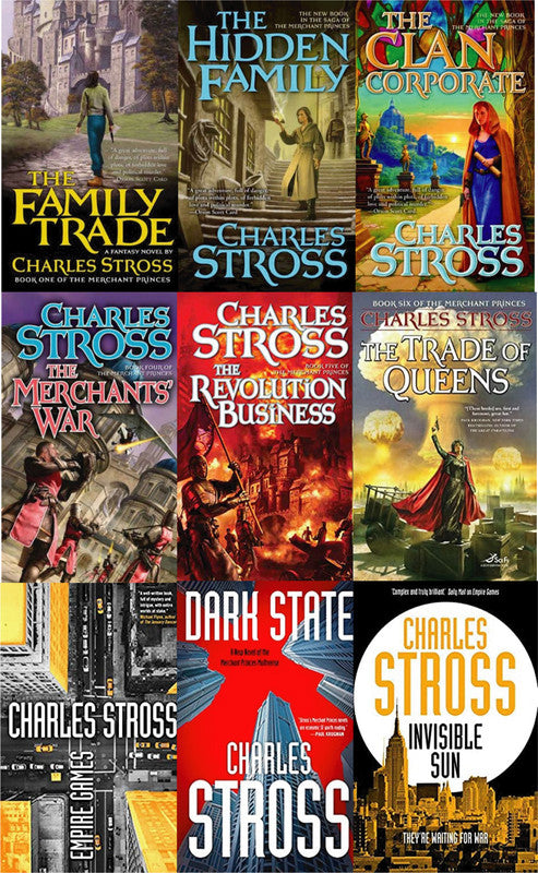 The Merchant Princes Series by Charles Stross ~ 9 MP3 AUDIOBOOK COLLECTION