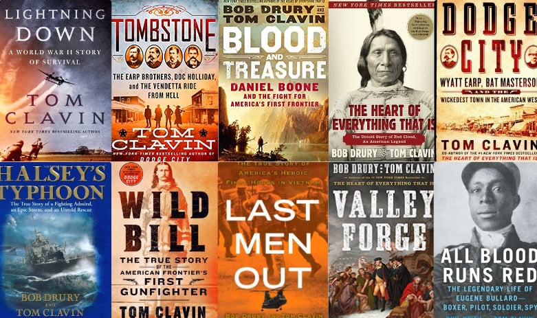 Tom Clavin ~ 10 MP3 AUDIOBOOK COLLECTION