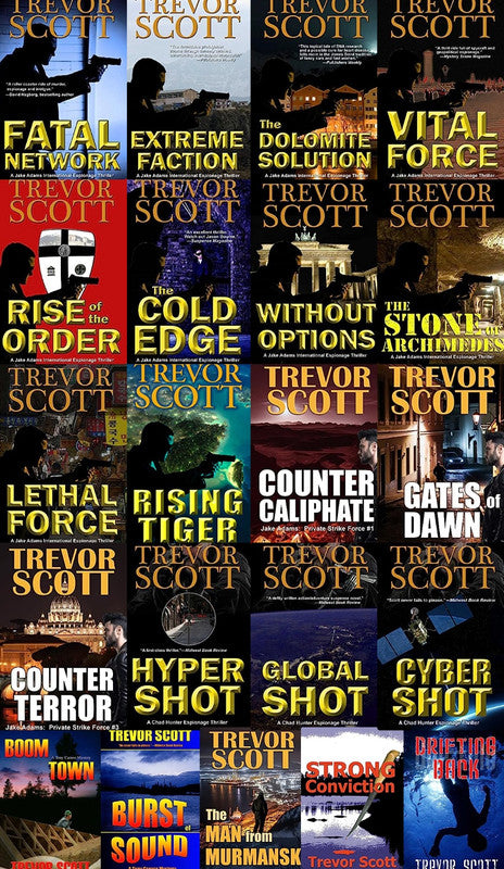 Jake Adams International Thriller Series & more by Trevor Scott ~ 21 MP3 AUDIOBOOK COLLECTION