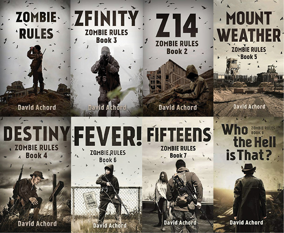 The Zombie Rules Series by David Achord ~ 8 MP3 AUDIOBOOK COLLECTION