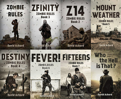 The Zombie Rules Series by David Achord ~ 8 MP3 AUDIOBOOK COLLECTION