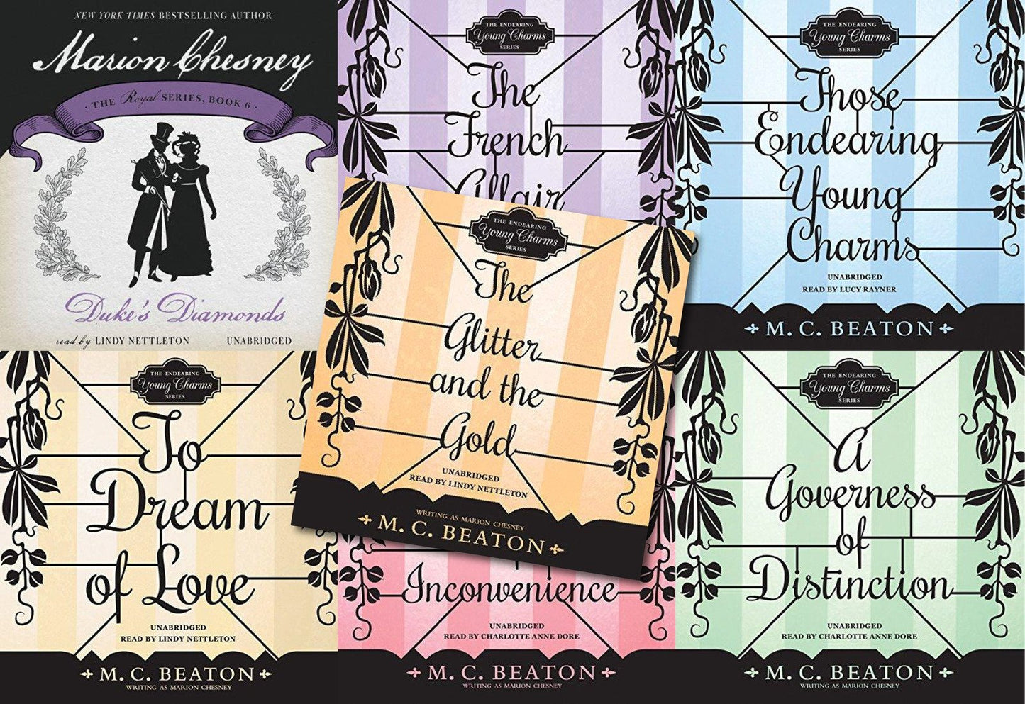 The Endearing Young Charm by Marion Chesney ~ 7 MP3 AUDIOBOOK COLLECTION