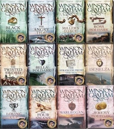 The Poldark Series by Winston Graham ~ 12 MP3 AUDIOBOOK COLLECTION