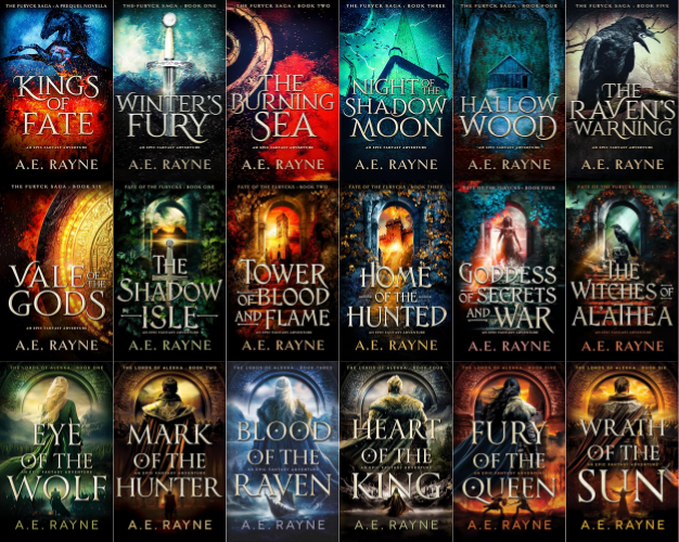 Furyck Saga & more by A.E. Rayne ~ 18 MP3 AUDIOBOOK COLLECTION