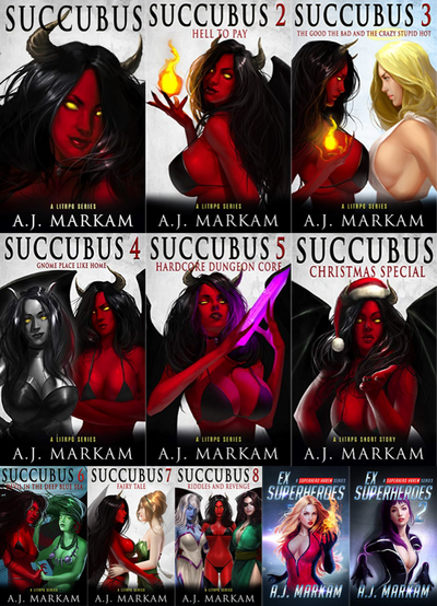 Succubus Series & more by A.J. Markam ~ 12 MP3 AUDIOBOOK COLLECTION