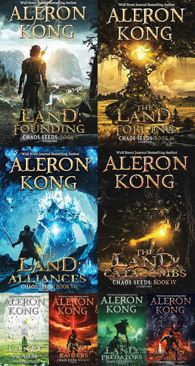 Chaos Seeds Series by Aleron Kong ~ 8 MP3 AUDIOBOOK COLLECTION