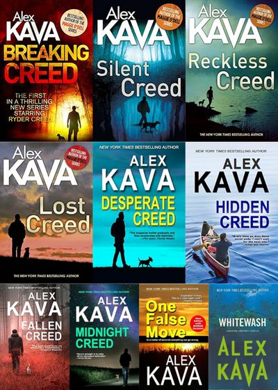 Ryder Creed Series & more by Alex Kava ~ 10 MP3 AUDIOBOOK COLLECTION