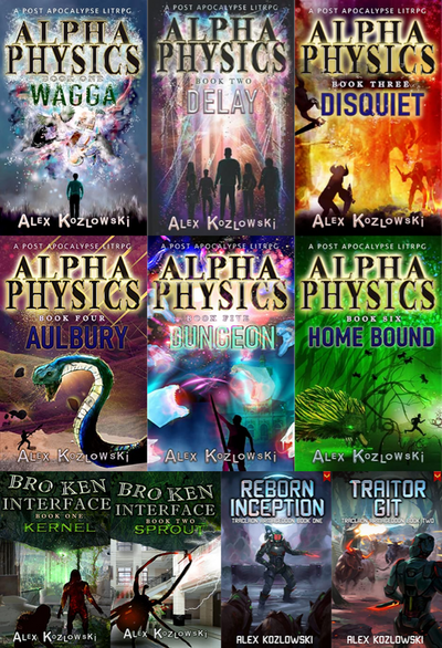 Alpha Physics Series & more by Alex Kozlowski ~ 10 MP3 AUDIOBOOK COLLECTION