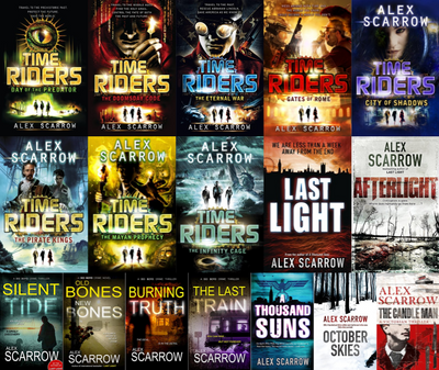 TimeRiders Series & more by Alex Scarrow ~ 18 MP3 AUDIOBOOK COLLECTION