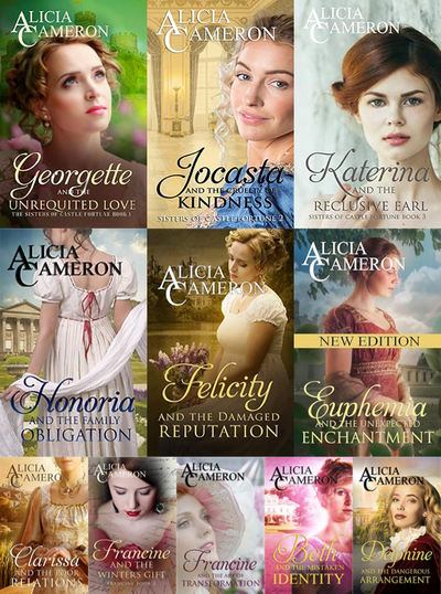 Sisters of Castle Fortune Series & more by Alicia Cameron ~ 11 MP3 AUDIOBOOK COLLECTION