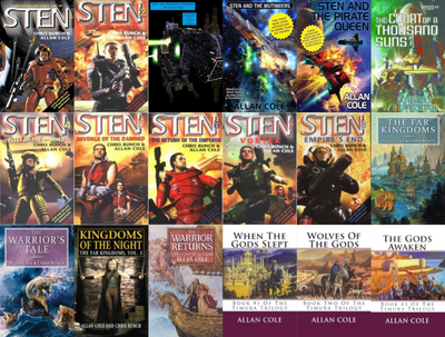 Sten Series & more by Allan Cole ~ 18 MP3 AUDIOBOOK COLLECTION