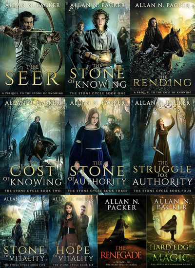 Stone Cycle Series & more by Allan N Packer ~ 10 MP3 AUDIOBOOK COLLECTION