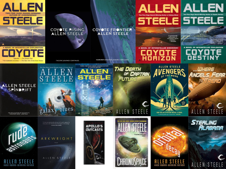 Coyote Universe Series & more by Allen Steele ~ 17 MP3 AUDIOBOOK COLLECTION